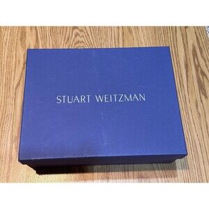 Stuart Weitzman Nudistsong Shoe Box Black Patent M7.5 Empty Box